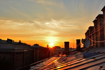 petersburg sunset